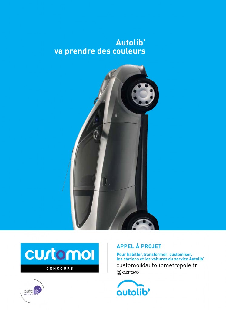 Affiche du concours Autolib' Customoi, La Balise Olfactive de Victor Lepage